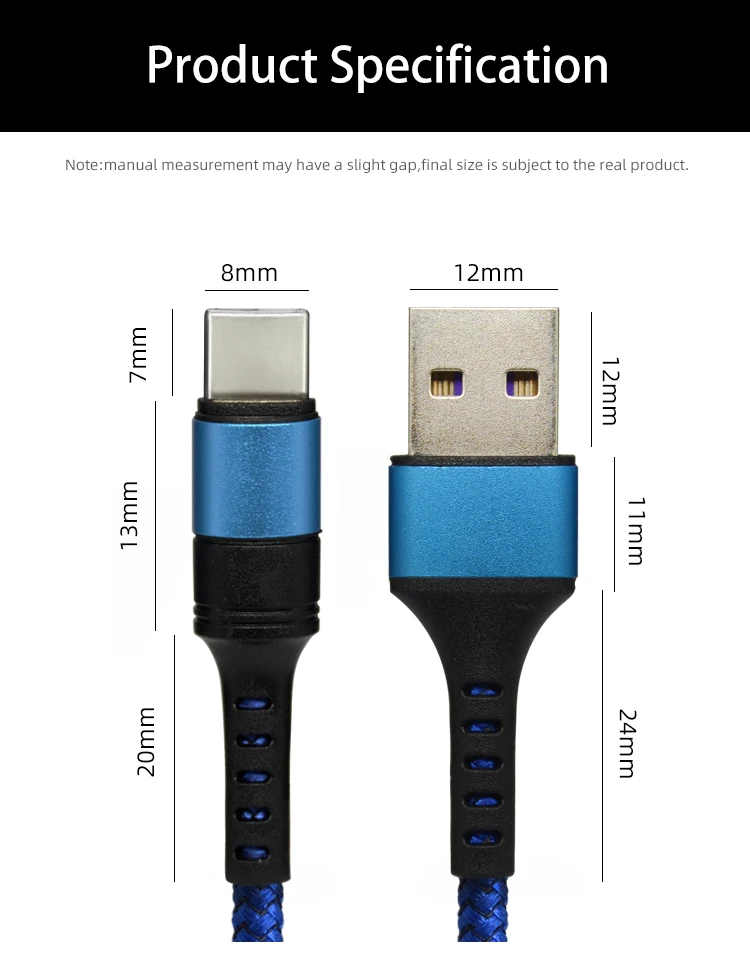 CHAURE 5A usb type C кабель 2 м Синхронизация данных быстрое устройство для зарядки кабель для huawei P20 P20pro Xiaomi кабели для мобильных телефонов