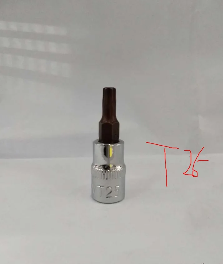 1/4 Dr гаечный ключ короткий PlumTorx бит торцевые инструменты T8/T10/T15/T20/T25/T27/T30/T40