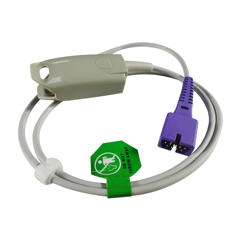 Reusable Adult Finger Clip SpO2 Sensor for Nellcor 9 Pin Spo2 Probe For N65 N85 Patient Monitor with Oximax |