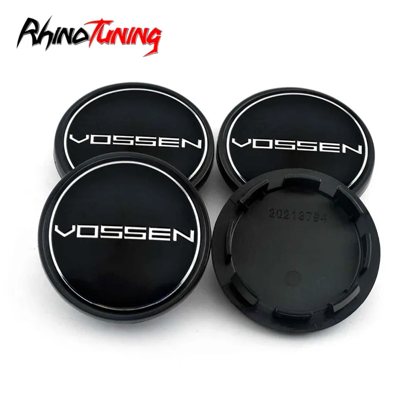 

66mm 4pcs Vossen Center Caps Car Wheel Centre Hub Rim Emblem For Golf SportWagen CC Beetle Tiguan Passat