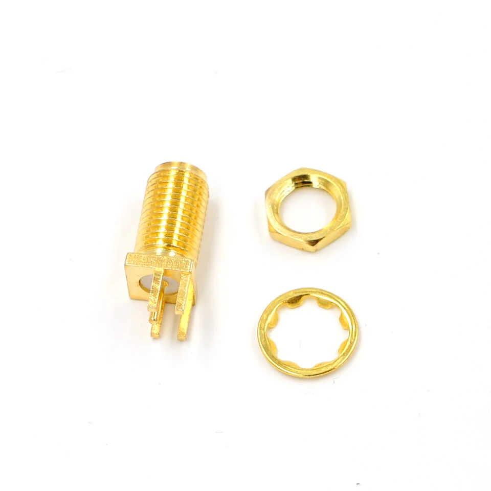 10 Stück SMA-Buchse Für 1,6 Mm Dicke Lötkante PCB Gera