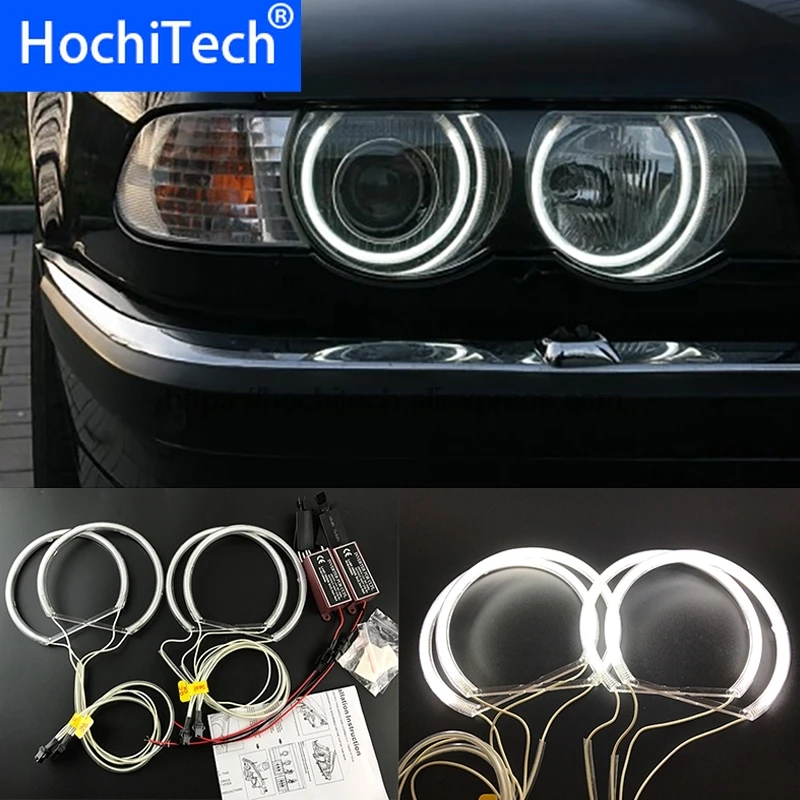 

HochiTech for BMW 7 Series E38 1994-2001 car styling WHITE 6000K CCFL Headlight Halo Angel Eyes Kit angel eyes light