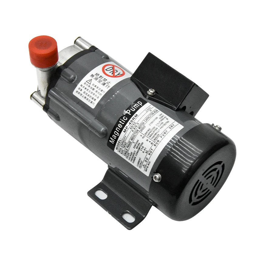 Mini Magnetic drive circulating pump MP-40RM Stainless Steel head Large flow Water Pump Acid and alkali resistant, No leakage
