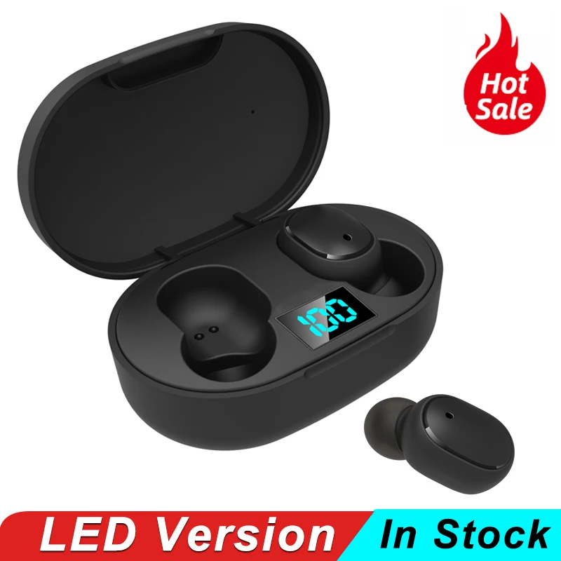 

TWS Wireless Earphone Headphone Bluetooth 5.0 Headset Waterproof With Mic LED Display Sport Earbud PK Mi Airdots Redmi Headphone