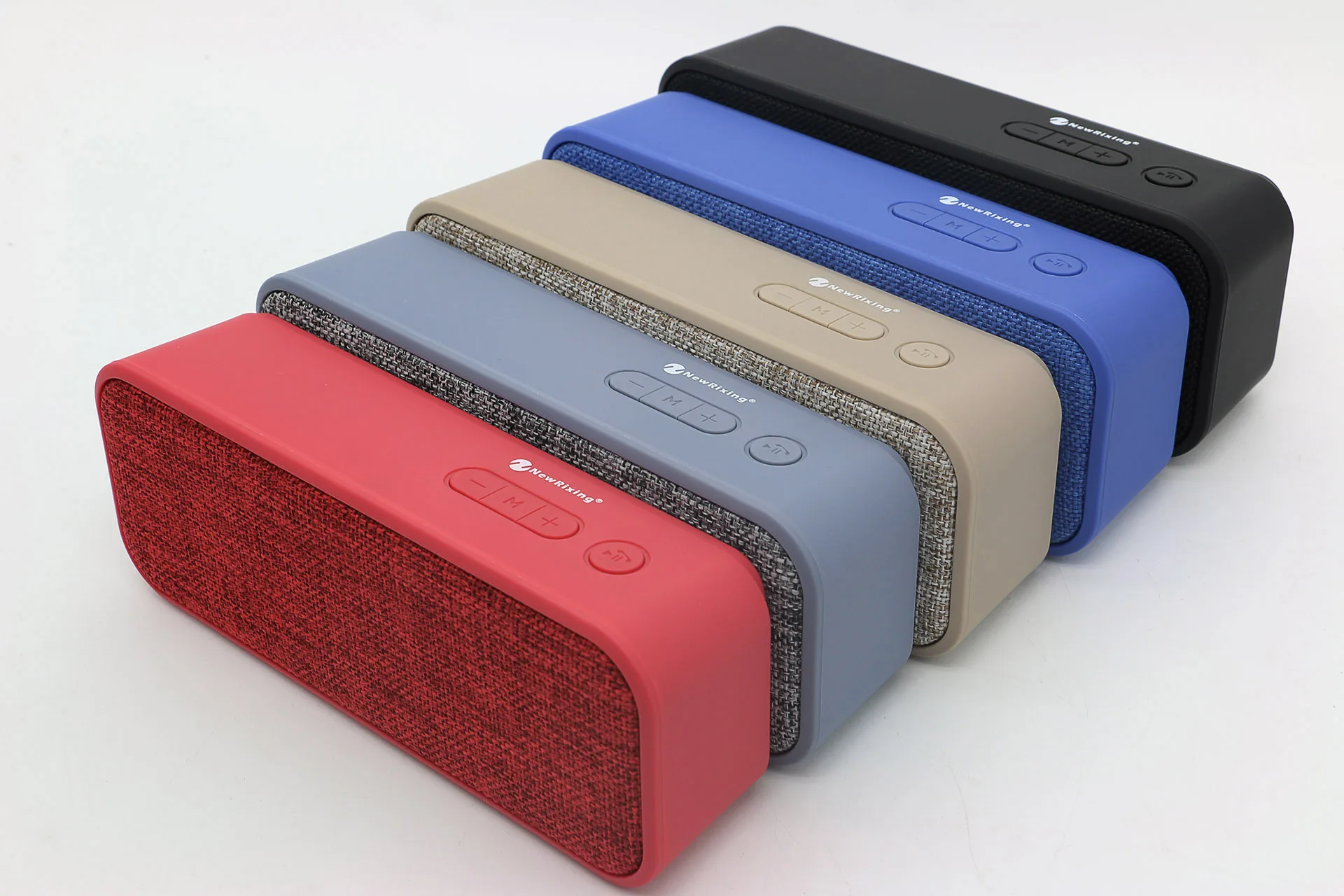 Wireless Bluetooth Speaker Portable Stereo Speaker Support FM Radio TF Card Aux In Handfree Call Function 6W NewRixing