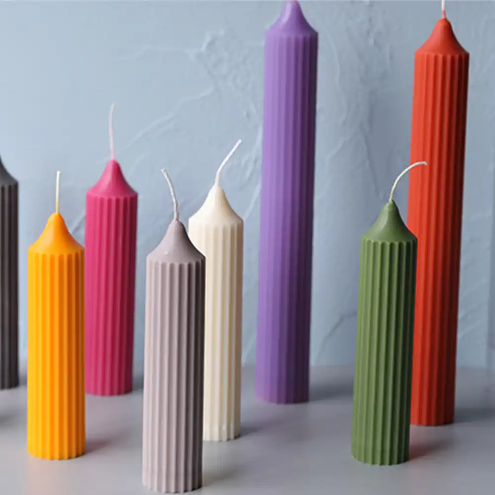 Long pole Candle Molds Plastic Pillar Candle Making Kit Large Cylinder