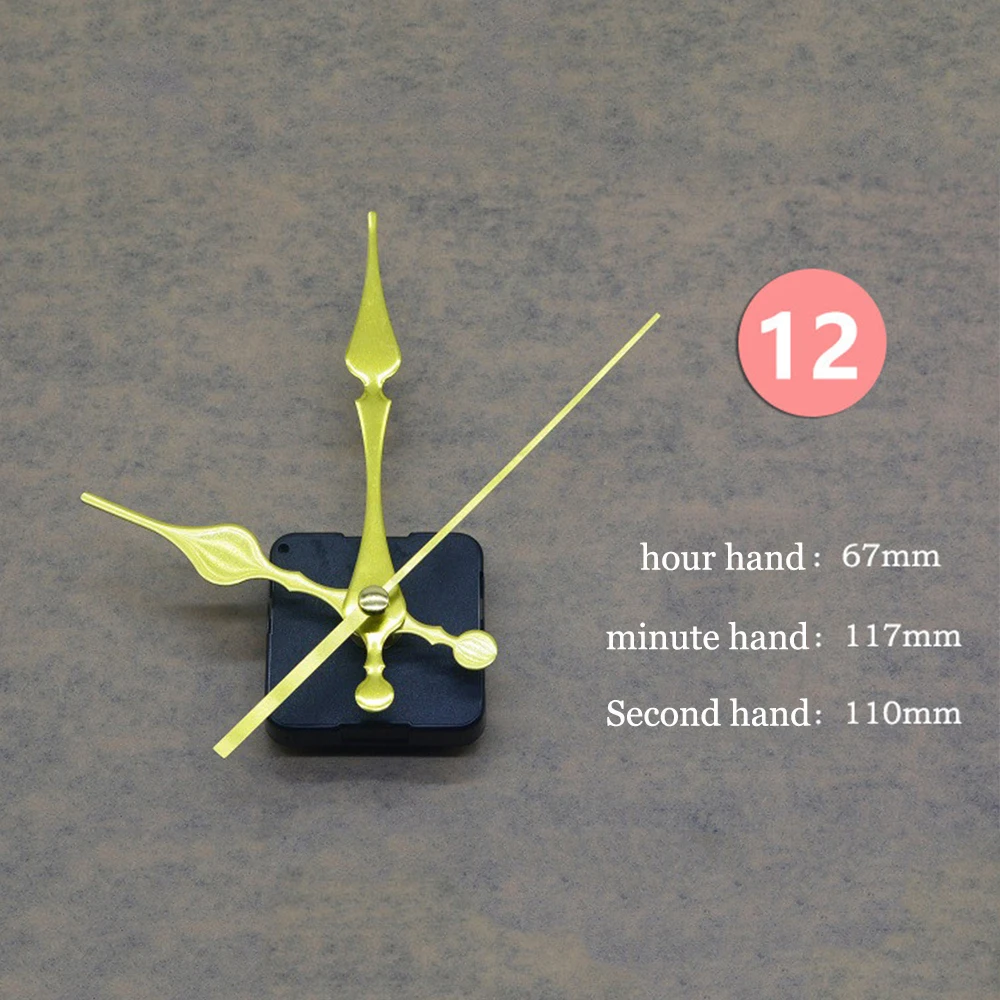 DIY Wall Clock Movement Hanging Quartz Watch Silent Clock Mechanism repair Movement Wall Clock Mechanism Parts 12