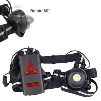 

Chest Running Light Battery Power Waterproof Night Running Torch For Runner Battery Powered Flashlight