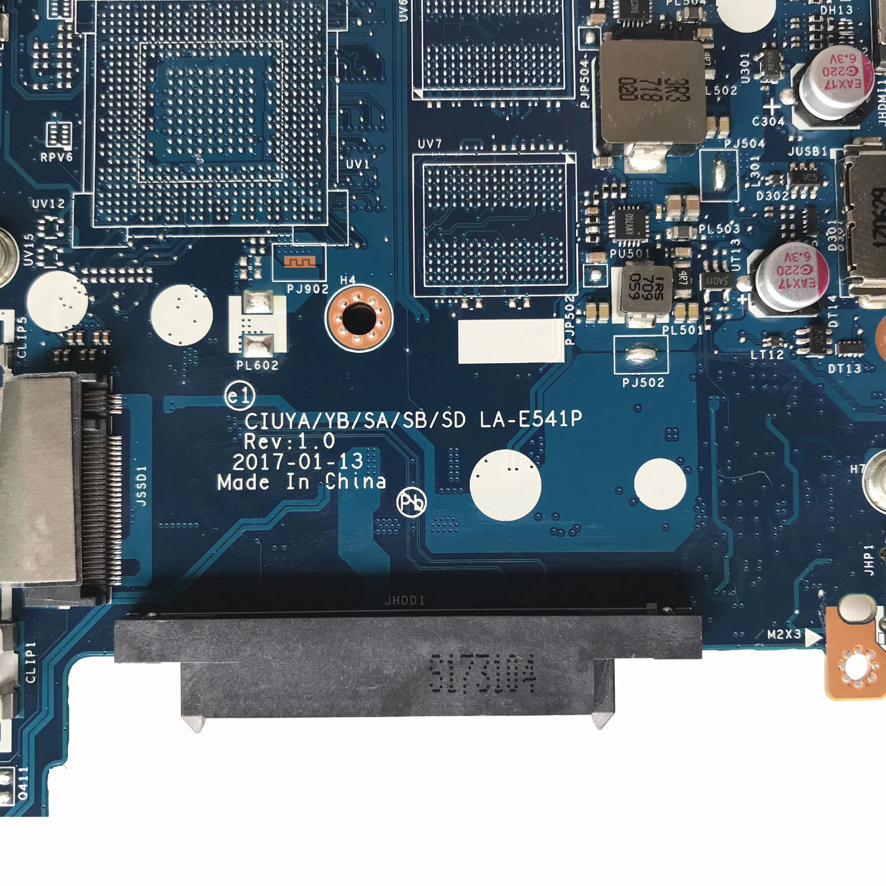 Материнская плата для ноутбука lenovo 520-14IKB LA-E541P с i5-7200U cpu DDR4