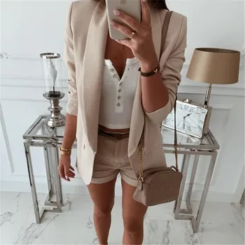 

Women Blazer Elegant Ladies Coat Office Blazer Women Long Sleeve Tops Ladies Jackets And Blazers Vintage Coats Formal Clothes