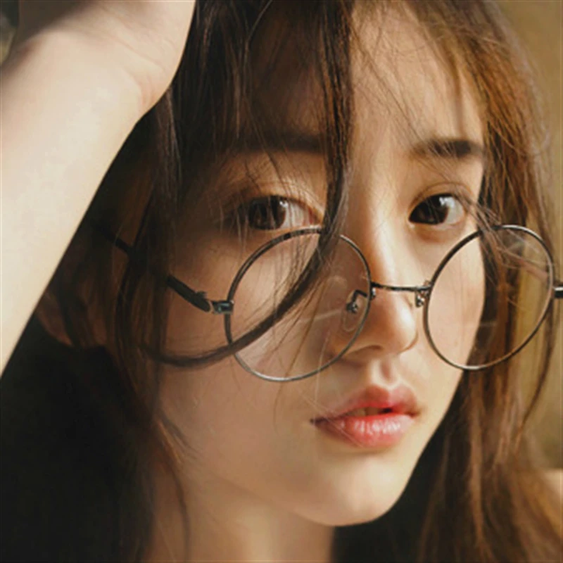 

Round Metal Glasses for Computer Anti Blue Ray Frame Women Men Eyeglasses Transparent Spectacles Oculos De Grau