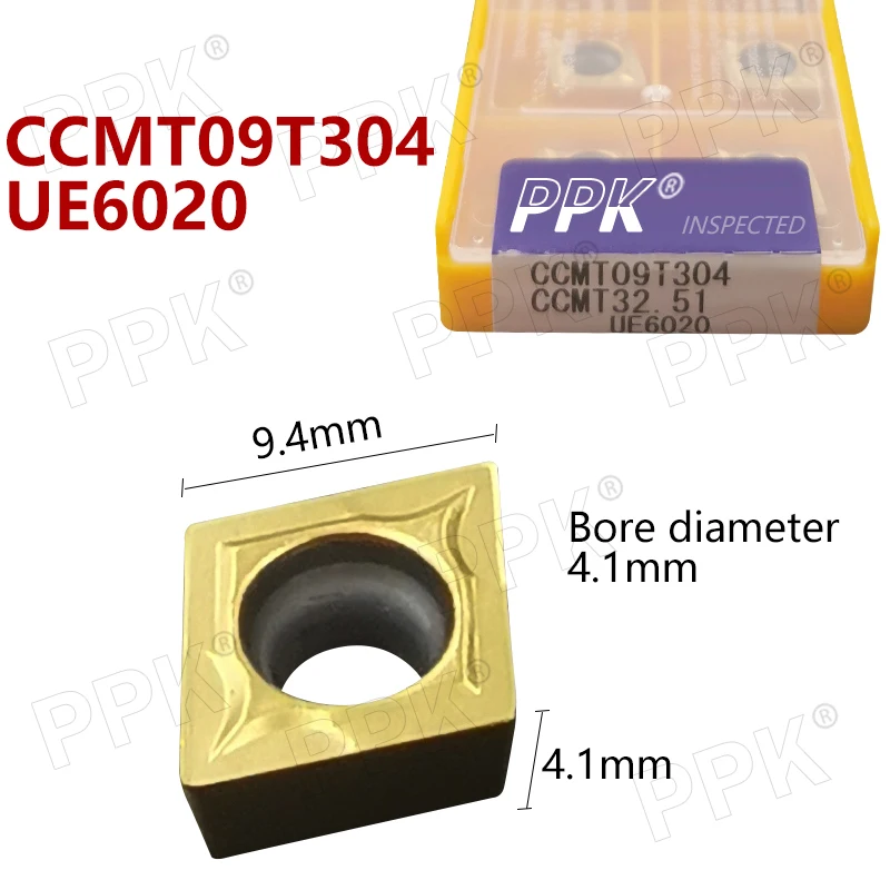 10pcs CCMT09T304 VP15TF //CCMT 32.51 carbide inserts milling cutter inserts blad