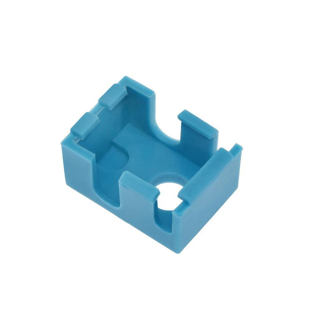 1 шт. 3d принтер аксессуар алюминиевый V6 тепловой блок для RepRap экструдер для HT-NTC100K HotEnd нагреватель Горячий Конец нагрева - Цвет: V6 Silicone Stock