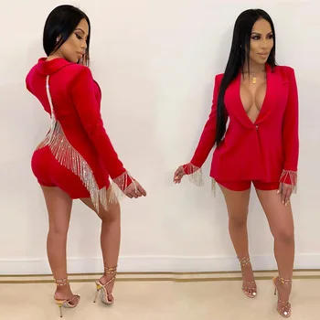 

2 piece set women two piece set summer clothes suit shorts summer clothes for women two pieces sets office female