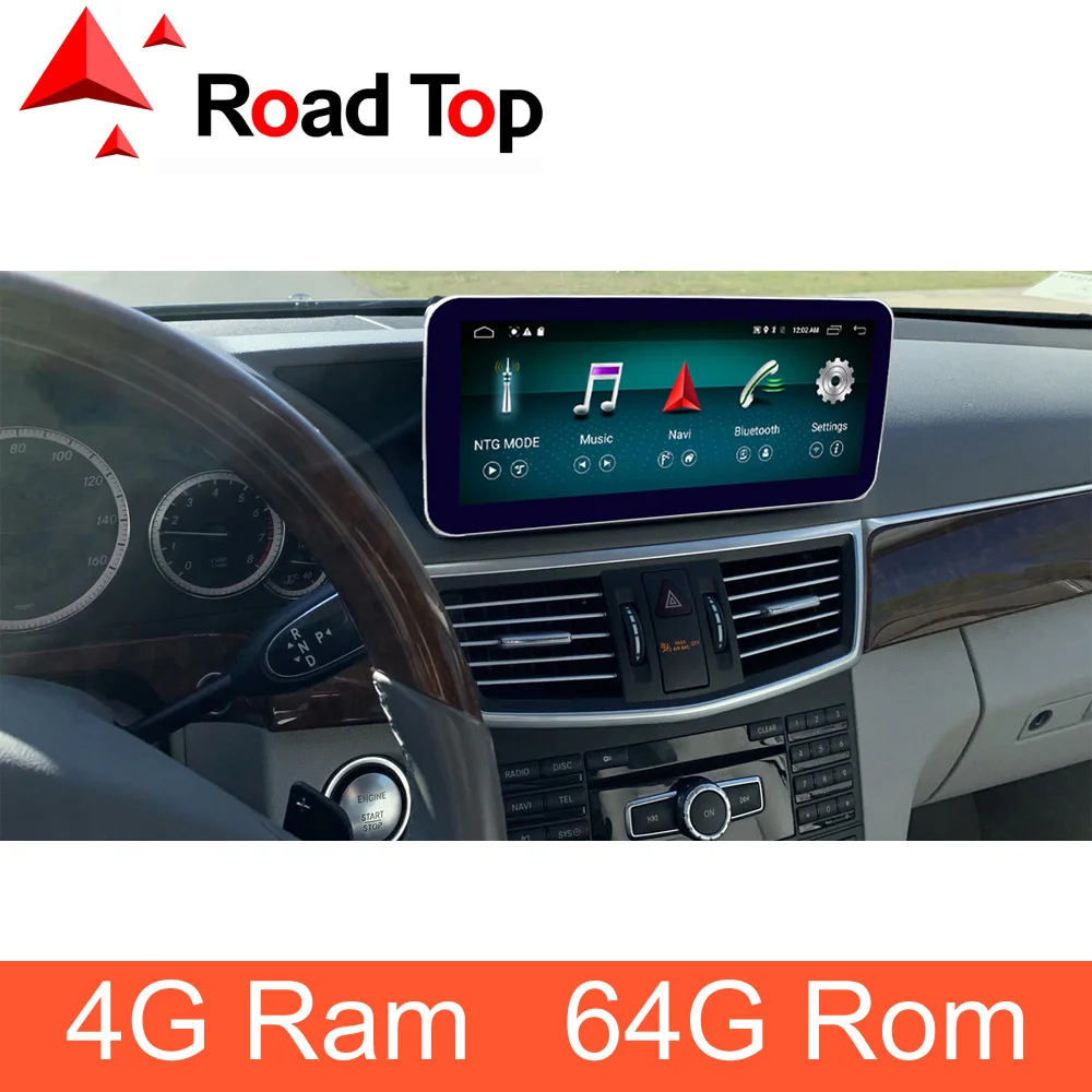 Экран Android 10 с gps навигация радио стерео Bluetooth для Benz E Class W212 2009 2012 Comand