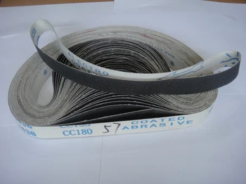 

NEW 10pcs 762*25mm Soft cloth Sandpaper TJ438 Silicon carbide Abrasive Sanding Belts for Grinding Aluminum / copper P60-6000