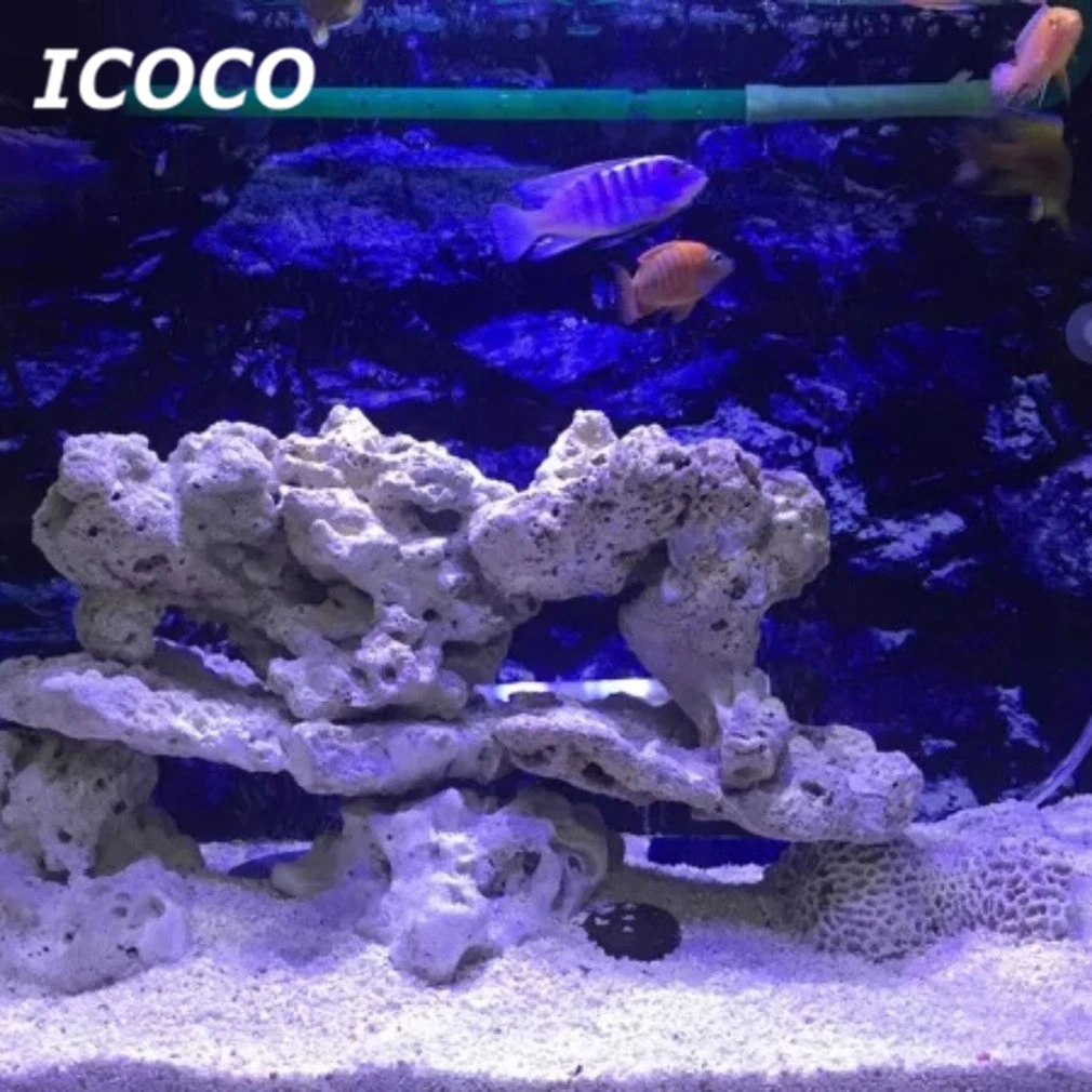 ICOCO светодиодный аквариум 30 Вт Крытый аквариумный светодиодный фонарь освещение соленой воды с сенсорным управлением для кораллового рифа аквариума