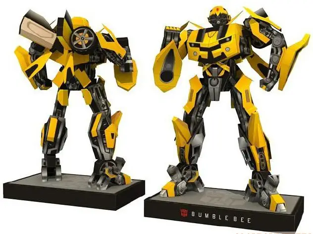 Simple 3D Paper Model Movie Edition Transformed Puzzle Handmade Paper Model