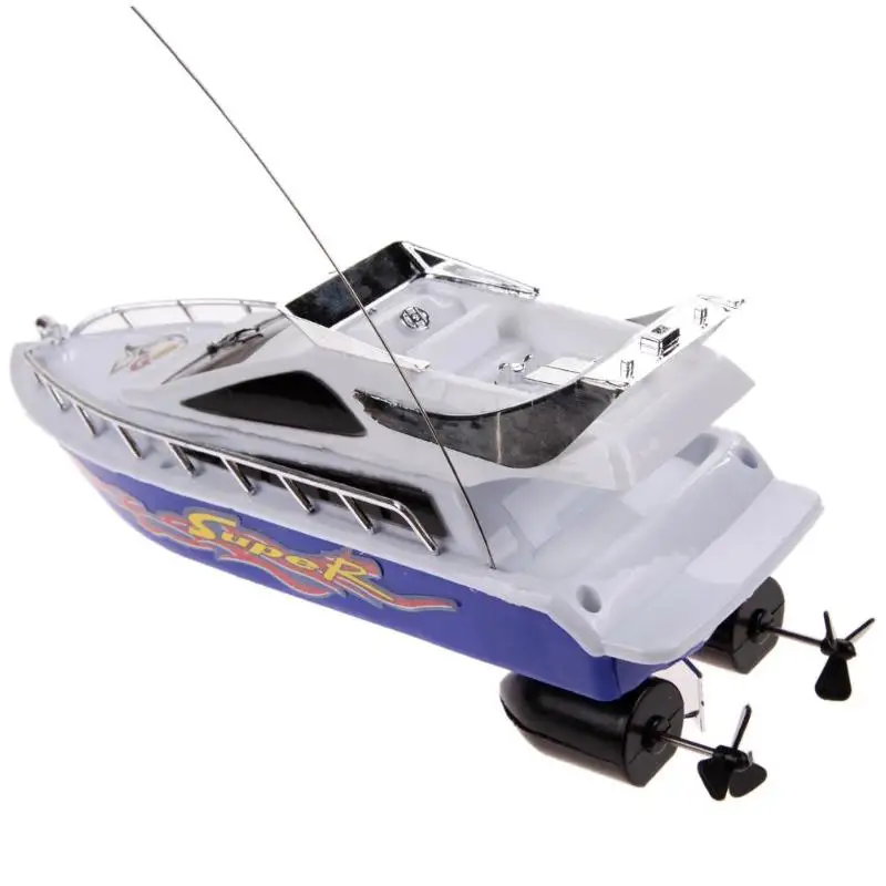 Дети дистанционного управления RC Супер Мини скоростная лодка высокая производительность лодка игрушка водные игрушки для детей