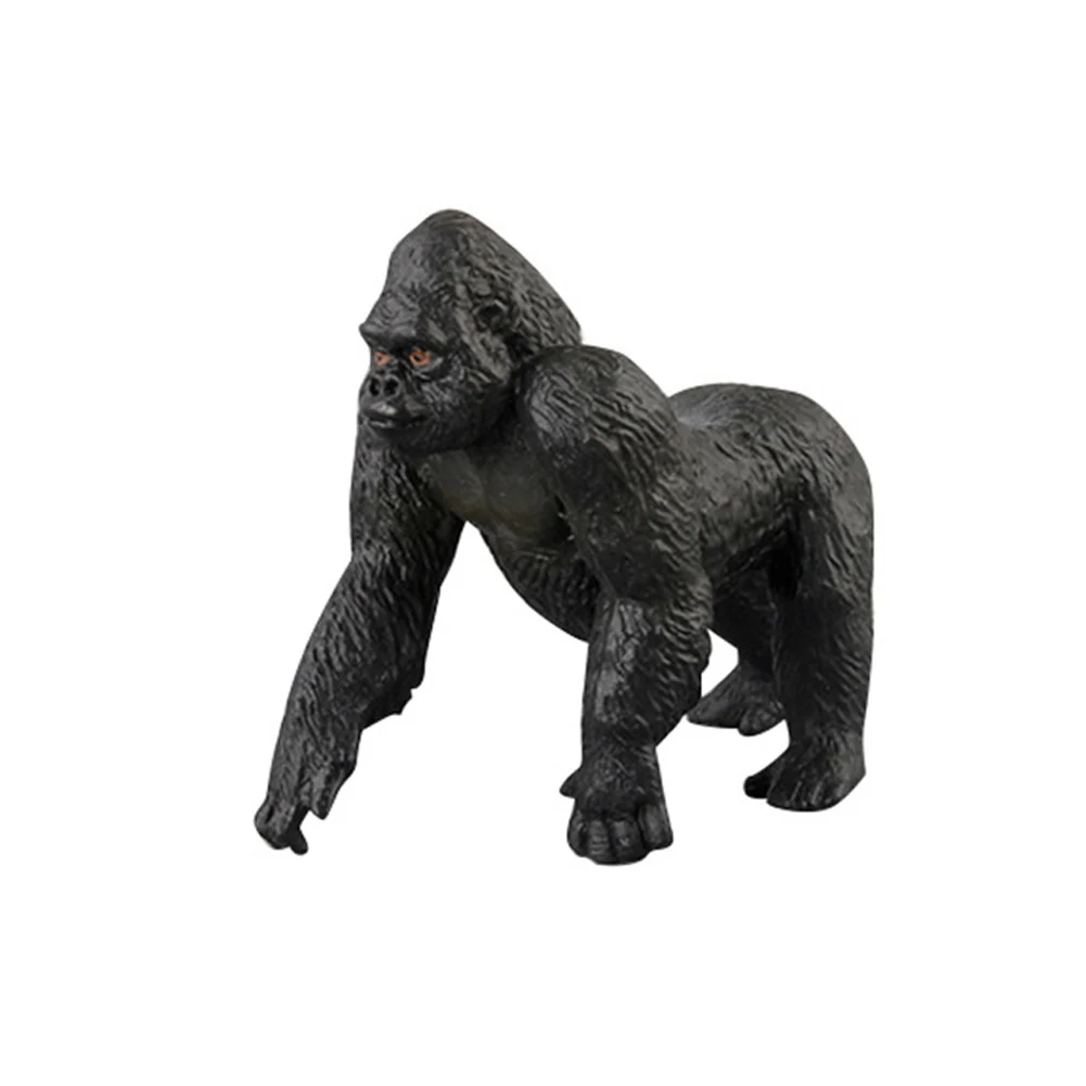 Моделирование гориллы диких животных фигурка цельная модель обучающая детская игрушка маленькие подарки студенческие подарки Детские игрушки - Цвет: PL127 306