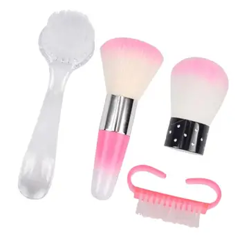 

1 Set Nail Dust Brush Dirt Cleaning Tools Nail Polishing Brush Manicure Cleaning Tools Brushes Accessary For Nail Art Shop