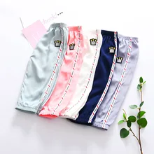 Г. Детский пуловер со шнурками сверху для маленьких мужчин и женщин повседневные штаны с рисунком короны против комаров, ku bao штаны-шаровары с большим низом