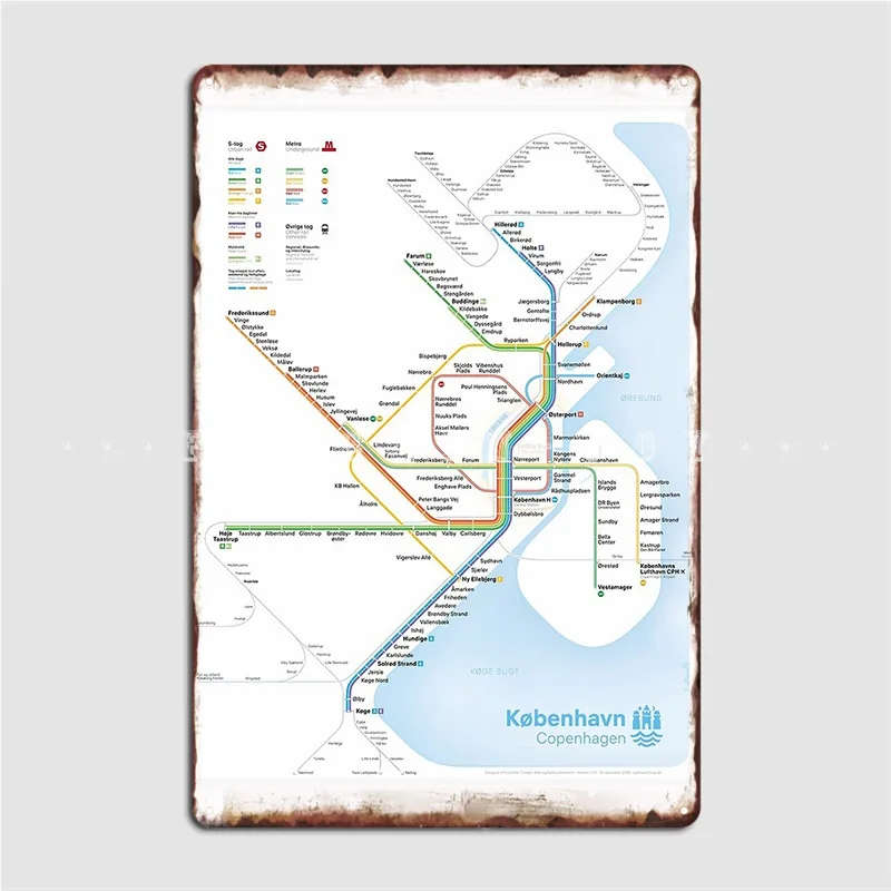 New Rapid Transit Map Of Kastrend 14 Dicembre 2020 Poster Targa In Metallo Murale Pub Garage Murale Pittura Tin Sign Poster
