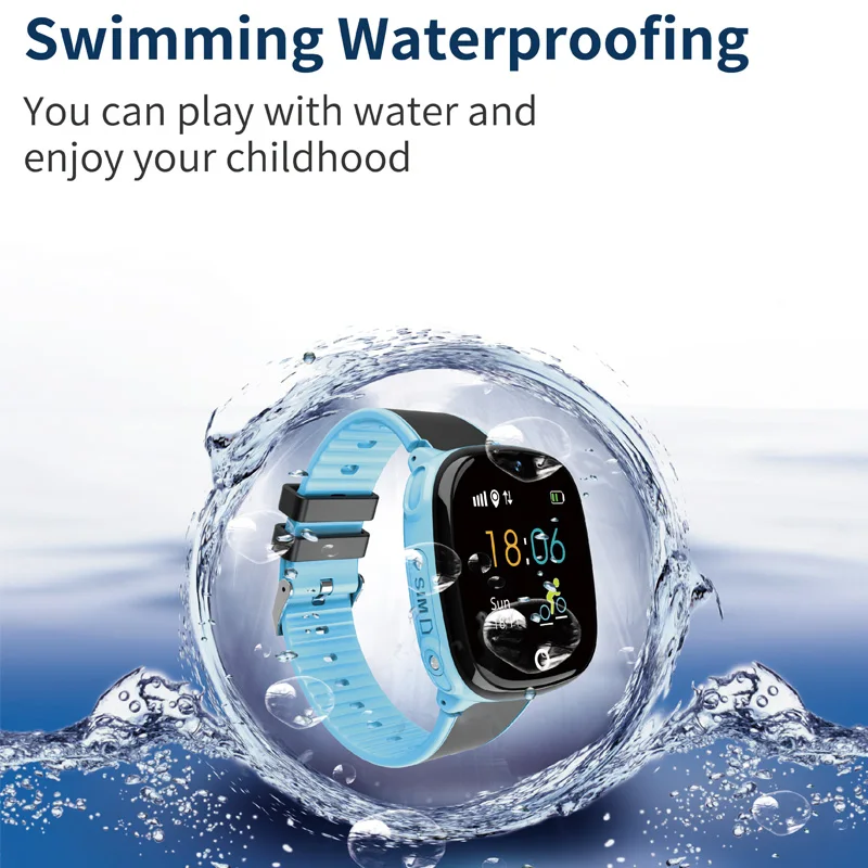 HW11 Smart Watch Kid GPS Bluetooth Pedometer Positioning IP67 Waterproof Watch for Children Safe Smart Wristband For Android IOS
