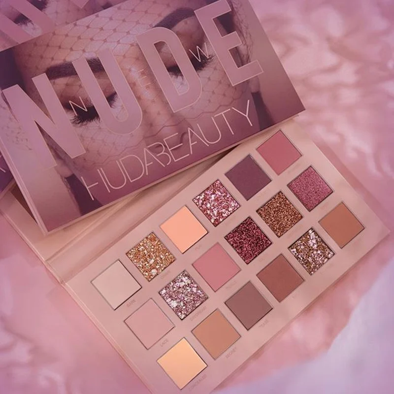 

NEW HUDAS beauty THE NEW NUDE PALETTE matte eyeshadow palette Shimmer Palette same color with Hudas Matte Smokey Contour makeup