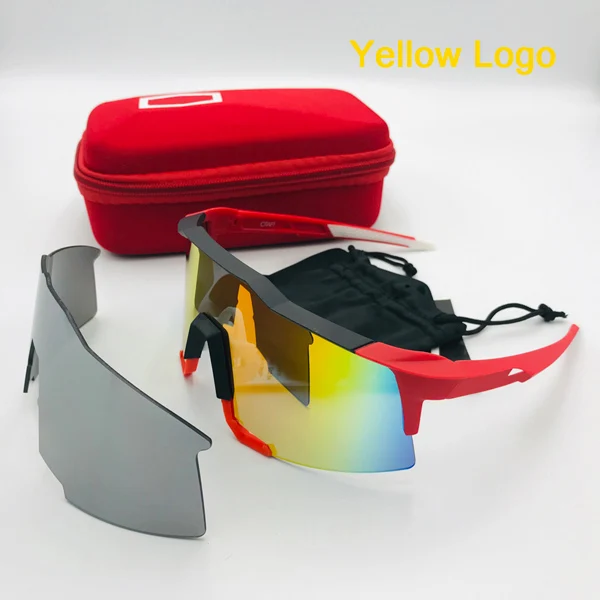 2 Lens Not Polarized Открытый поляризационные 3 линзы велосипедные очки для мужчин и женщин велосипедные очки для бега солнечные очки Mtb Горная дорога велосипед очки - Цвет: 2 Lens Not Polarized
