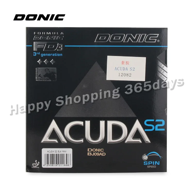 Donic ACUDA S2 Pips-inTable теннисные резиновые прыщи для пинг-понга с губкой Tenis De Mesa