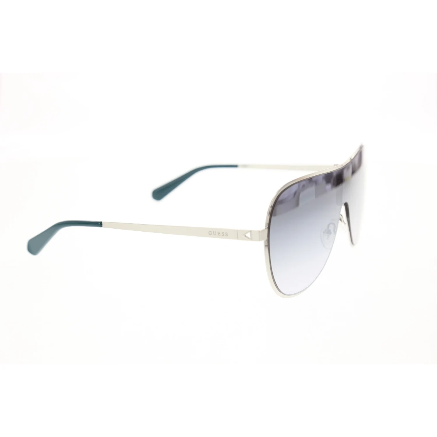 

Women's sunglasses gu 5200 10c metal silver organic rectangle rectangular 62-12-145 guess