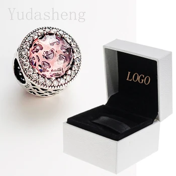 

Sparkling Pink Charm（with charm box）High Quality 1: 1 Factory Wholesale Diy Bracelet women's jewelry