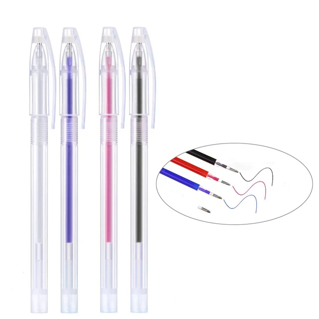 D&D Heat Erasable Pen Fabric Marker Refills & Metal Sewing Measuring Gauge  Quilting Rulers Fabric Craft DIY Tailor Accessories - AliExpress