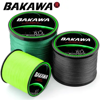 MEGA PROMO ❤️ BAKAWA Braided Fishing line Pesca 4 Strands Carp Multifilament Fly Wire Japanese 100% Pe Line Saltwater 300M 500M 1000M New - discount item 59% OFF Sports & Entertainment