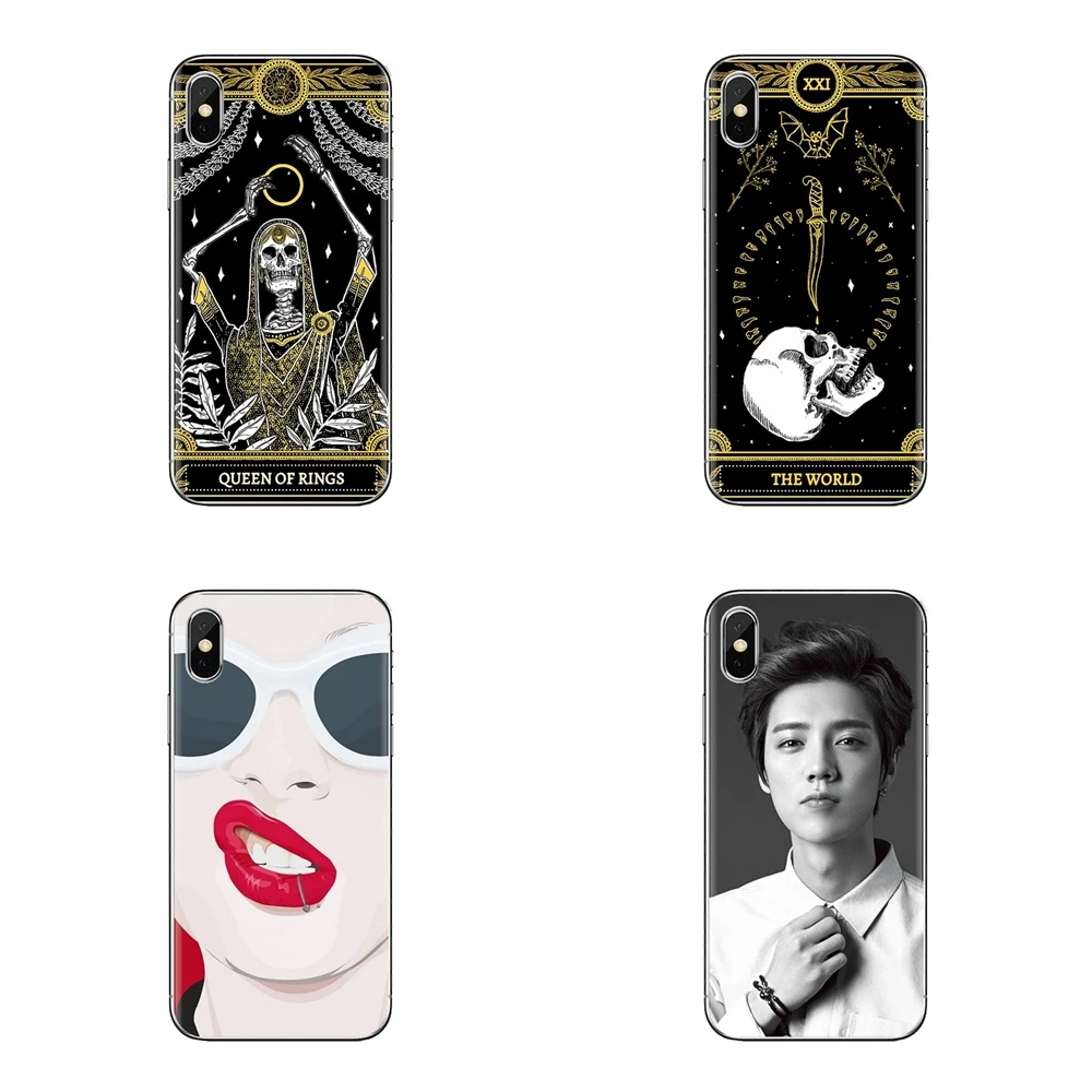For iPhone XS Max XR X 4 4S 5 5S 5C SE 6 6S 7 8 Plus Samsung Galaxy J1 J3 J5 J7 A3 A5 Case Lip Kiss Lord Of Rings Marigold Tarot |