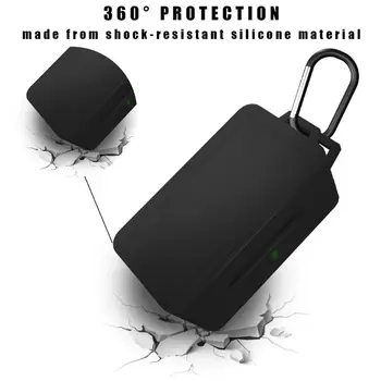 

Suitcase Clamshell Opening Anti-shock Flexible Silicone Comprehensive Protective Case Full Cover for Samsung Galaxy Buds Bluetoo