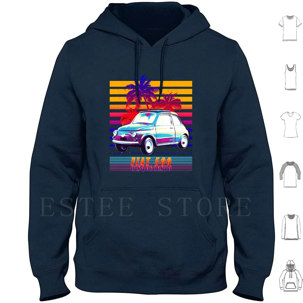 Fiat 500 Fiat 500 Five Secolo Felpe Con Cappuccio Manica Lunga Multipla Abarth 595 Fiat Talento Fiat 127 Fiat Decesimo Fiat