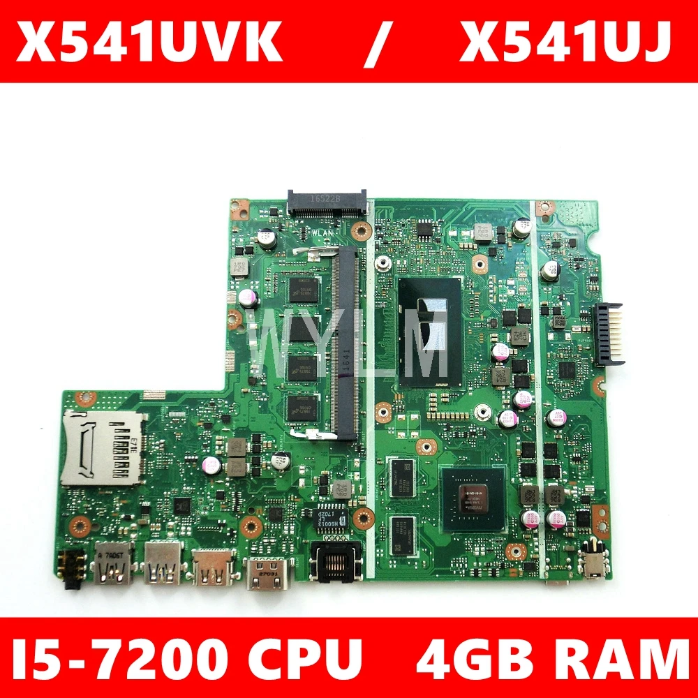 X541UVK i5-7200CPU 4 Гб RAM GT920M/2G для ASUS F541U X541 X541U X541UJ материнская плата ноутбука тест