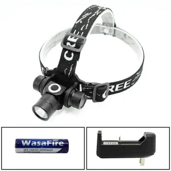 

Portable XML L2 U2 LED Head Lamp 2 Mode Headlight Waterproof Forehead Lamp Torch with 18650 Battery+Charger for Camping Hiking
