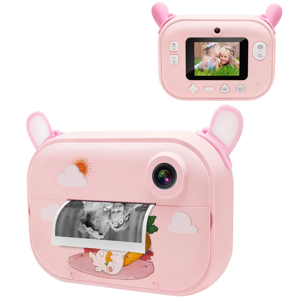 

WIFI Transmission Instant Print Camera with app Zero Ink Toy Children Digital Camera Birthday Gift Toddler Video Recorder