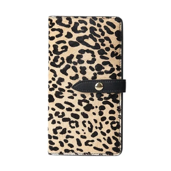

Leopard Miss Qian Bao Long Section of the Leather Wallet Multi-Card Bit Wallet