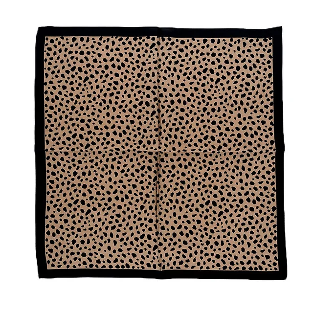 100% Pure Silk Floral Square Scarf Women Neck Hair Bandana