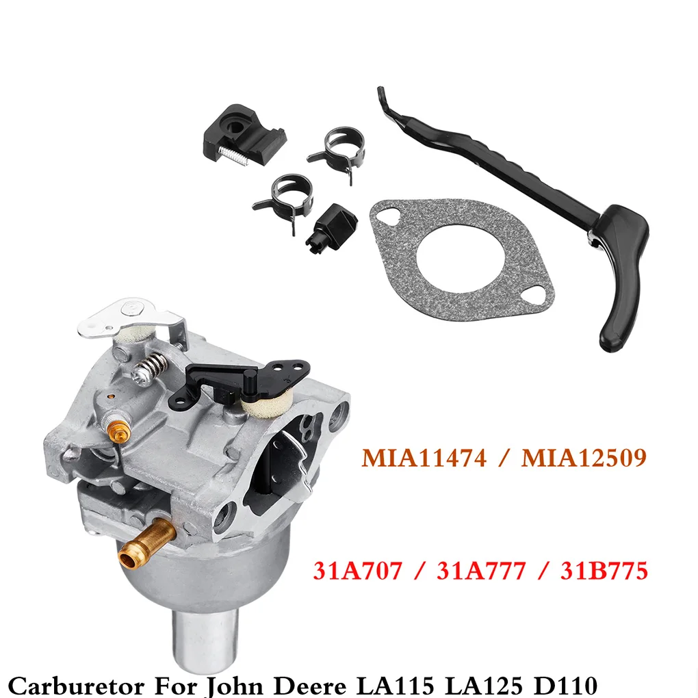Replacement for Briggs Stratton 19.5HP John Deere LA105 LA125 D110 Lawn Mower MIA11474 MIA12509 Carburetor