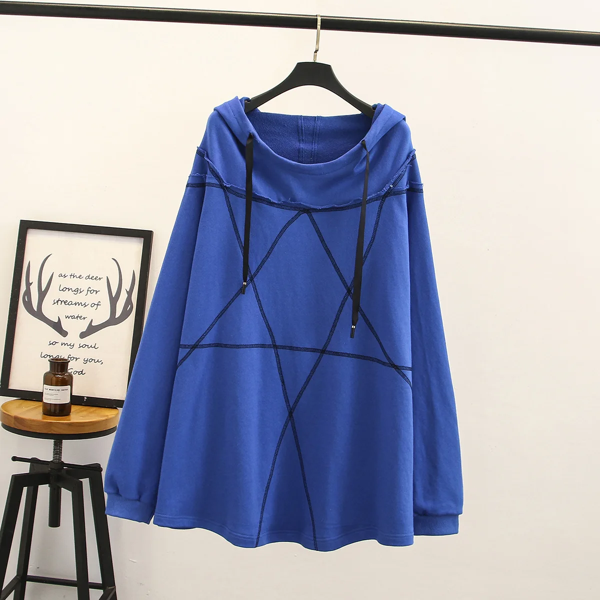 Blvyisla 4XL большие повседневные хлопковые толстовки с капюшоном модные женские стильные шикарные полосатые пуловеры harajuku топы
