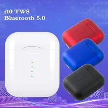 Новые i10 tws беспроводные наушники сенсорные наушники Bluetooth 5,0 гарнитура Поддержка беспроводной зарядки с микрофоном PK i12 i11 i13 i14 Tws