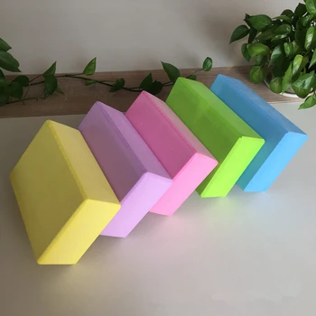 

2pcs Yoga Block EVA Foam Brick Stretching Aid Gym Pilates For Exercise Fitness 23 * 15 * 7.6cm Soft EVA
