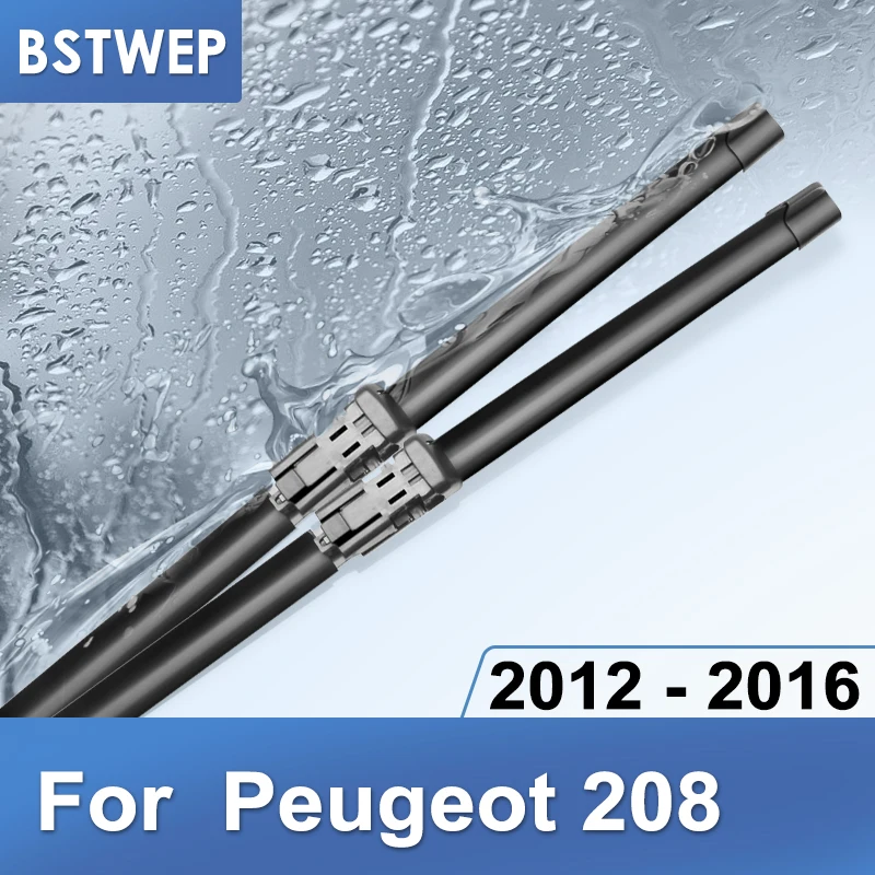 Щетки стеклоочистителя BSTWEP для peugeot 208 2" и 16" подходят кнопочные рычаги 2012 2013