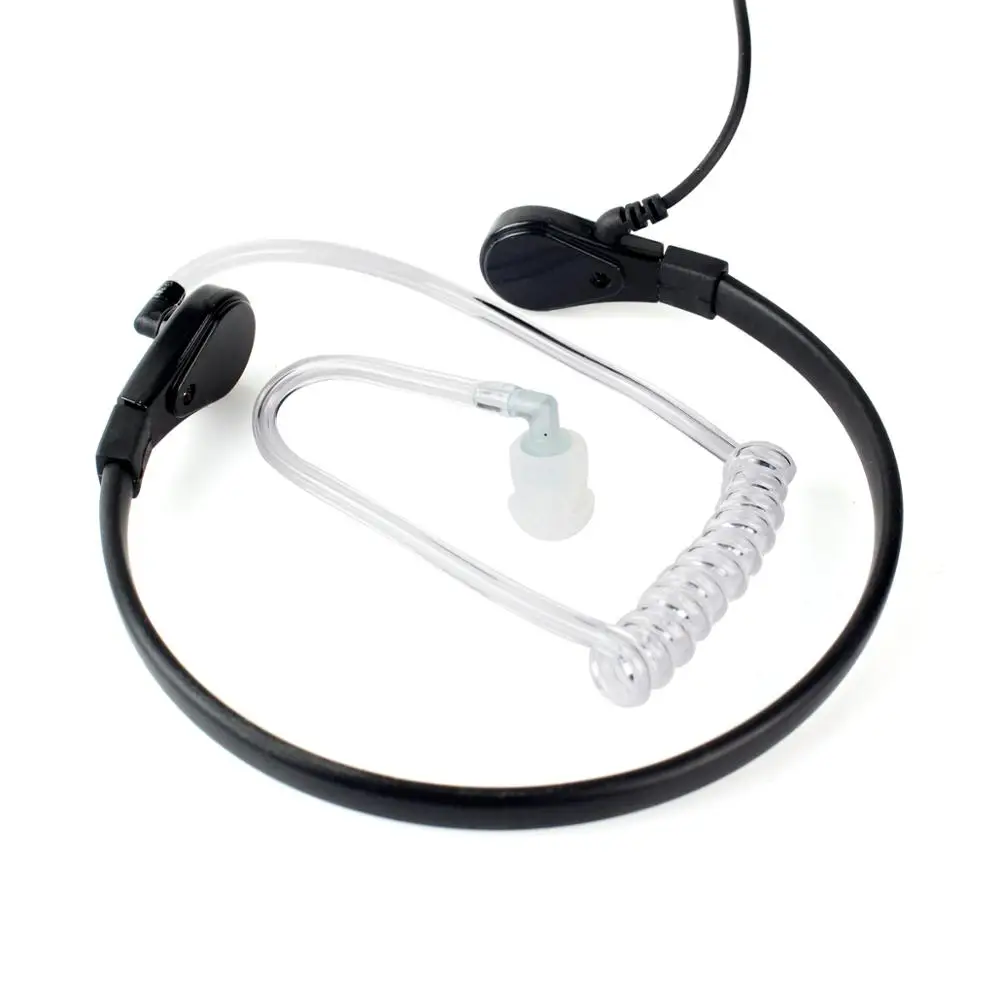 10PCS 1 Pin 3.5mm Throat MIC Headset Covert Air Tube Earpiece For Mobile Phones New C9019A