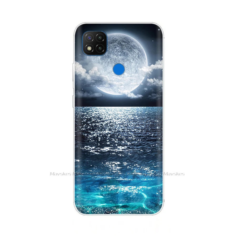 case for xiaomi For Xiaomi Redmi 9C NFC Case Soft TPU Silicon Phone Back Cover for Redmi 9C Case redmi9c 9 C Printed Etui Bumper Fundas Coque xiaomi leather case chain Cases For Xiaomi